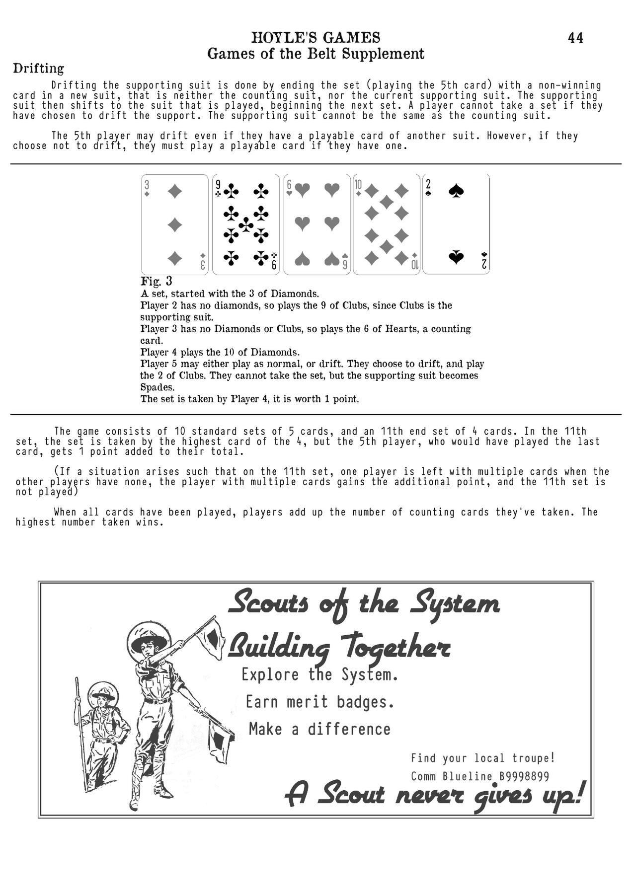 5-Card Drift Rules Page 2