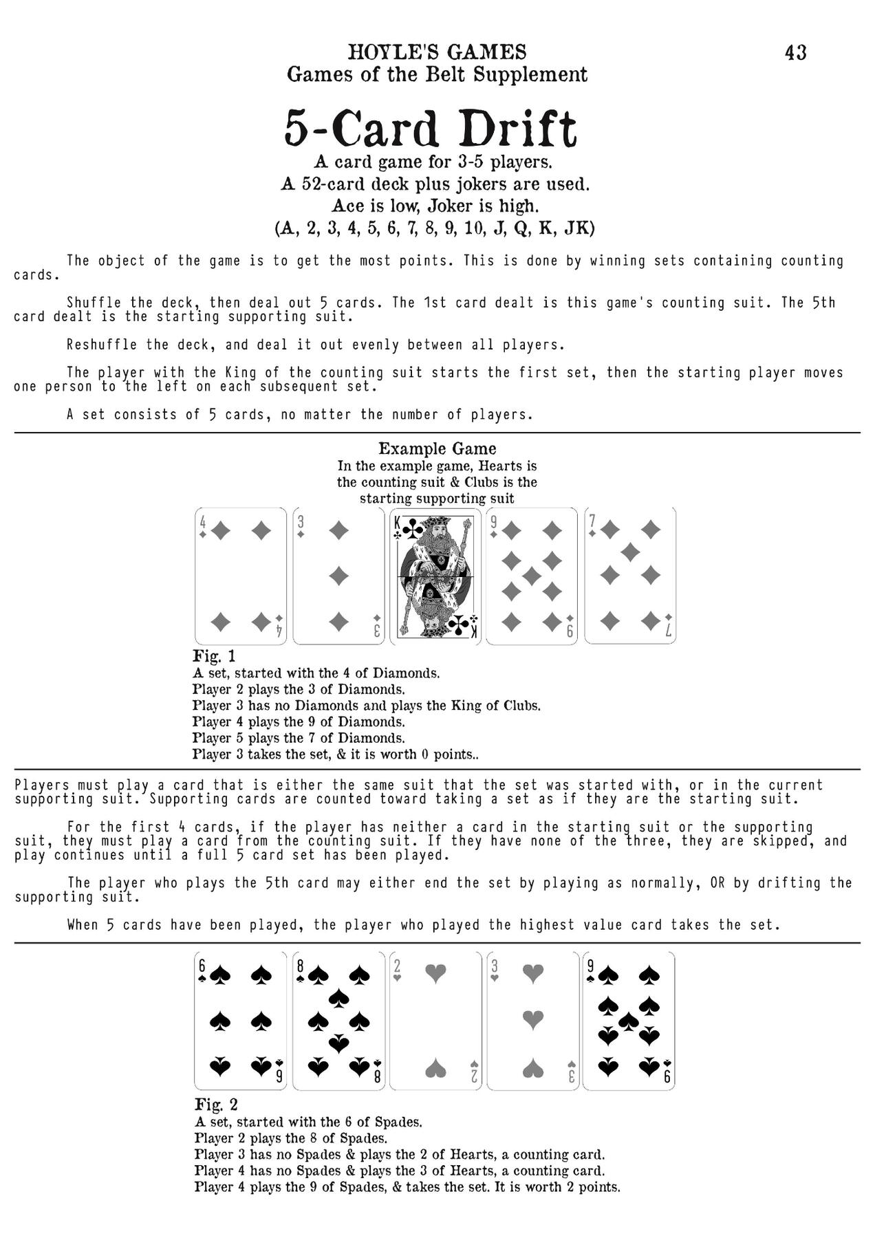 5-Card Drift Rules Page 1