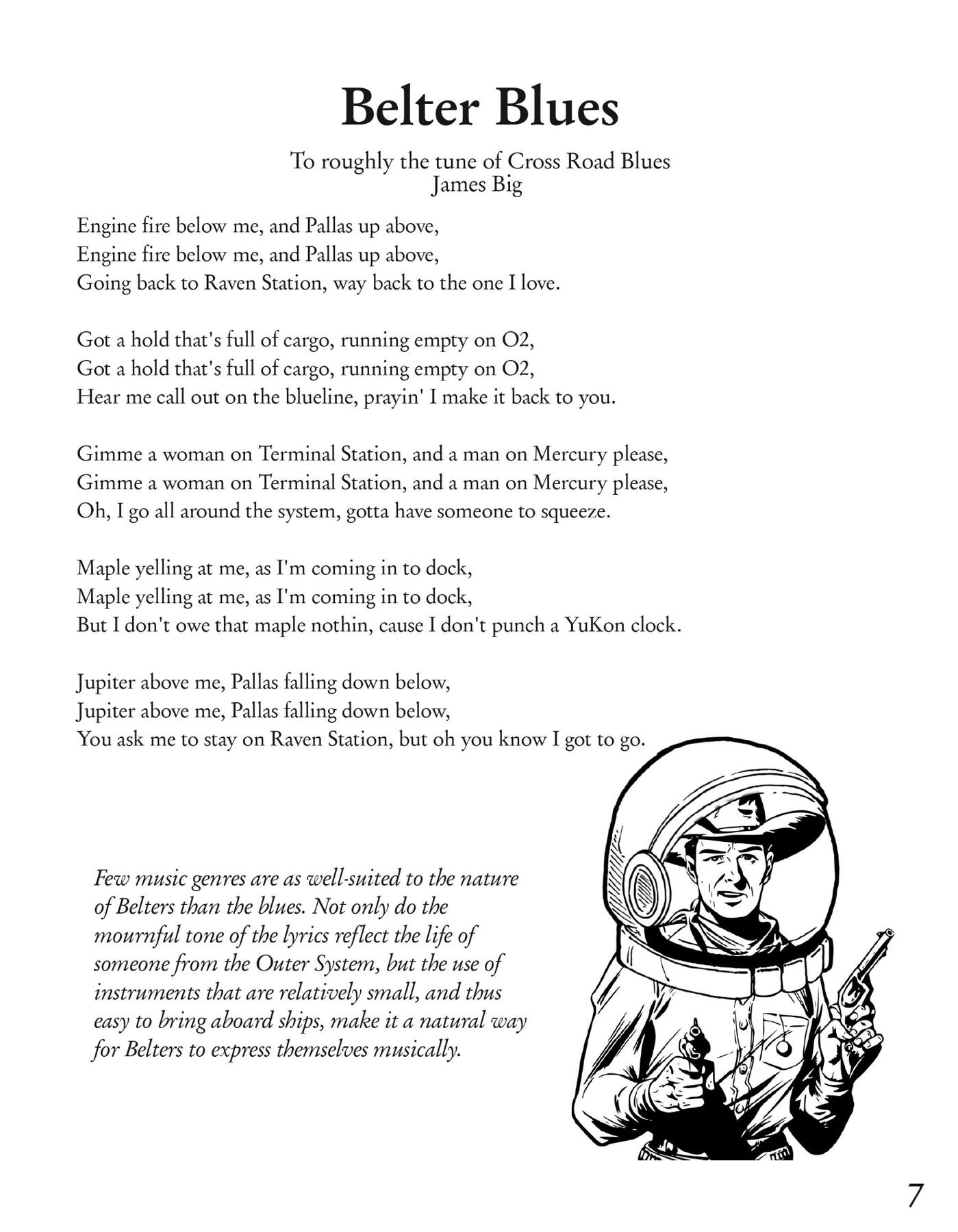 Page 7: Belter Blues