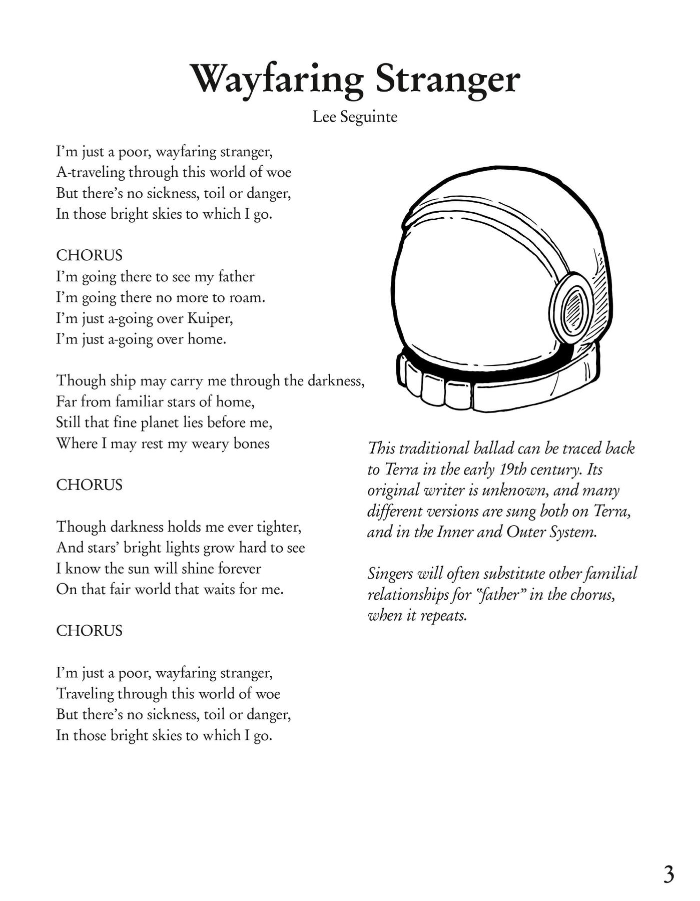 Page 3- Wayfaring Strangers